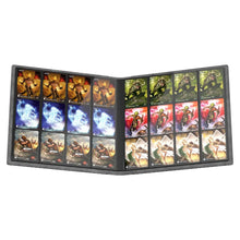 Load image into Gallery viewer, (Black) 24-Pocket Portfolio Xenoskin Binder