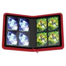 Load image into Gallery viewer, (Red) 8-Pocket Zipfolio Xenoskin Binder