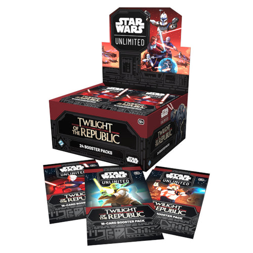 (PREORDER) Star Wars Unlimited: Twilight of the Republic Booster Box (SHIPS NOV 8, AVAILABLE IN-STORE NOV 2)