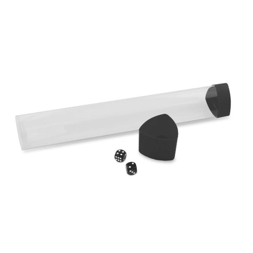 (Black/Clear) BCW Playmat Tube