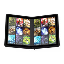 Load image into Gallery viewer, (Black) 18-Pocket Zipfolio Xenoskin Binder