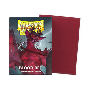 (Blood Red) Matte Sleeves - Standard Size