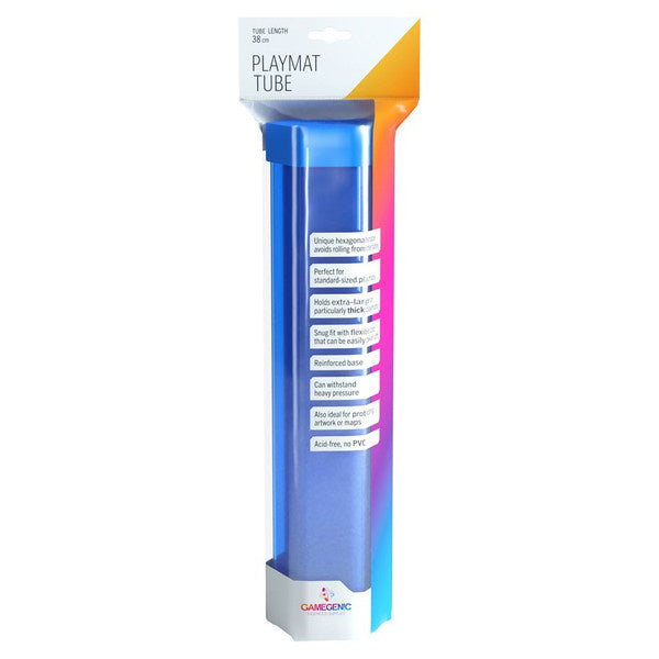(Blue) GameGenic Playmat Tube