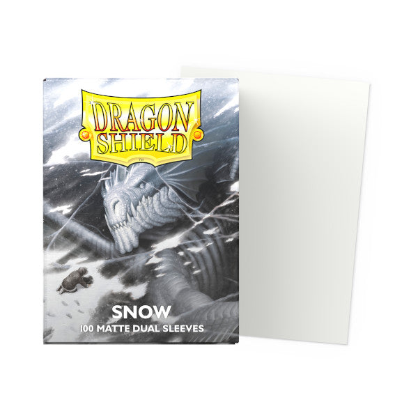 (Snow) Dual Matte Sleeves - Standard Size