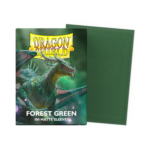 (Forest Green) Matte Sleeves - Standard Size