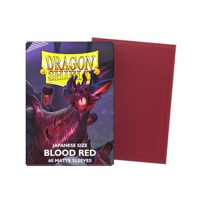 (Blood Red) Matte Sleeves - Japanese Size