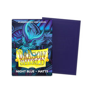 (Night Blue) Matte Sleeves - Japanese Size