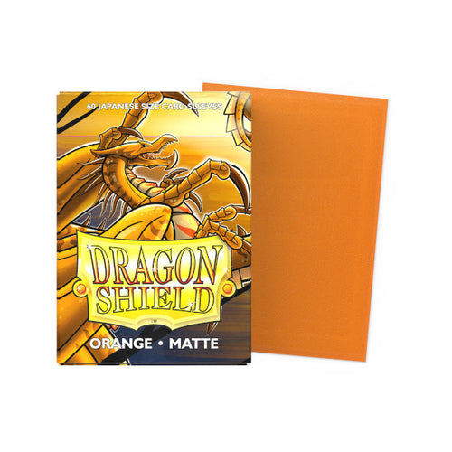 (Orange) Matte Sleeves - Japanese Size