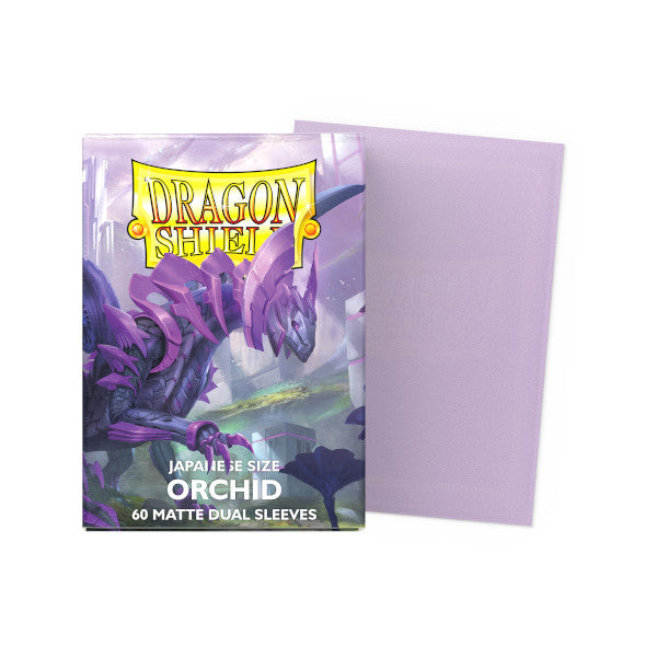 (Orchid) Dual Matte Sleeves - Japanese Size