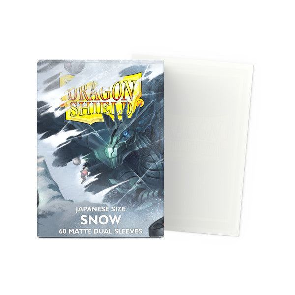 (Snow) Dual Matte Sleeves - Japanese Size