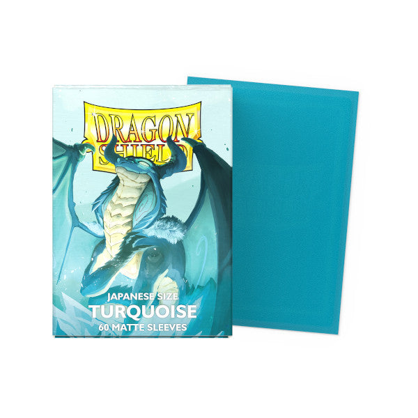 (Turquoise) Matte Sleeves - Japanese Size