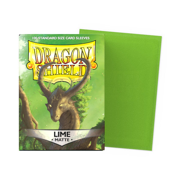 (Lime) Matte Sleeves - Standard Size