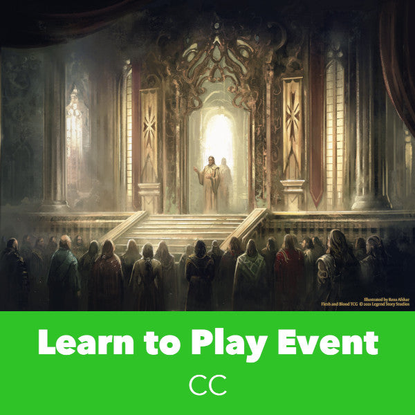 Learn to Play Flesh and Blood Event Ticket - CC [Fri, Apr 26 @ 7:00PM]