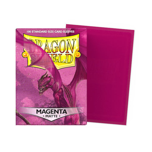 (Magenta) Matte Sleeves - Standard Size