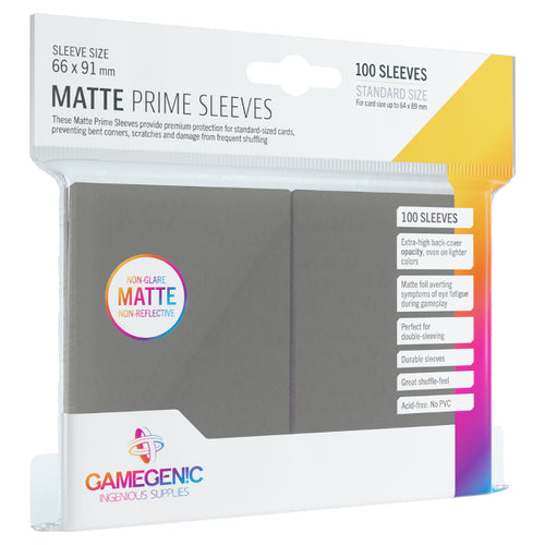 (Grey) PRIME Matte Sleeves