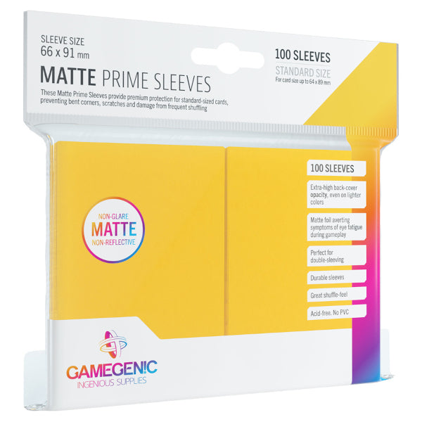 (Yellow) PRIME Matte Sleeves