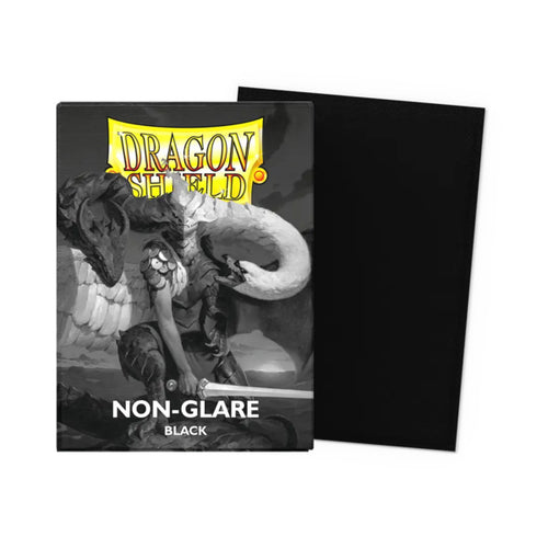 (Black) Non-Glare Matte Sleeves - Standard Size