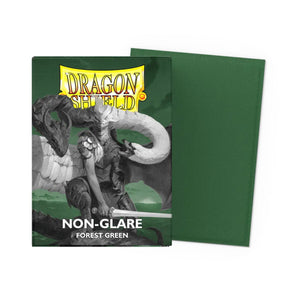 (Forest Green) Non-Glare Matte Sleeves - Standard Size