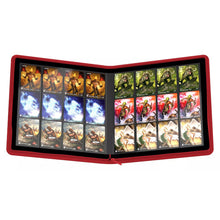 Load image into Gallery viewer, (Red) 24-Pocket Zipfolio Xenoskin Binder