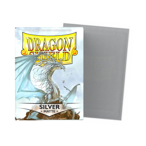 (Silver) Matte Sleeves - Standard Size