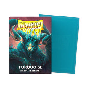 (Turquoise) Matte Sleeves - Standard Size