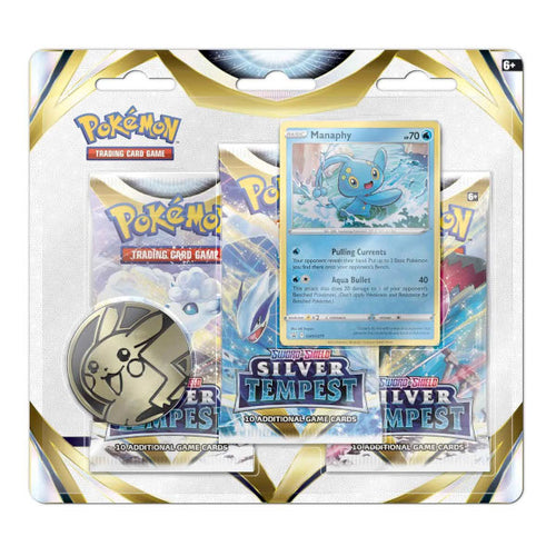 (Manaphy) Silver Tempest 3-Pack Blister